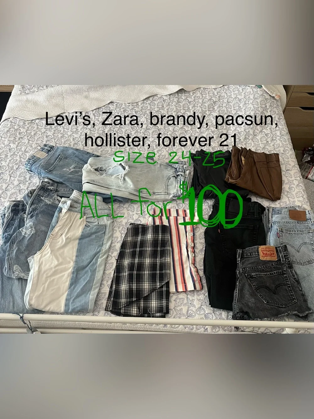 Women’s jeans etc sz 24-25